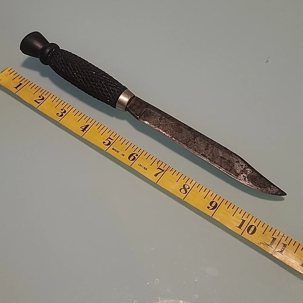 Alfred Williams Sheffield England EBRO Crosses Knife. Thistle Handle. Vintage.